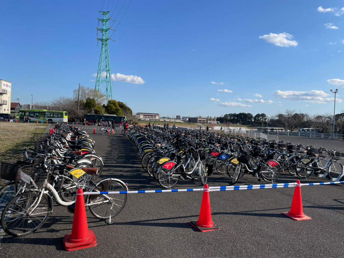 シェアサイクルステーション増設による自転車での来場促進・アクセス改善