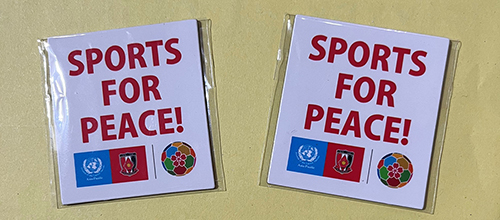 3/8(土)岡山戦は『SPORTS FOR PEACE! DAY』